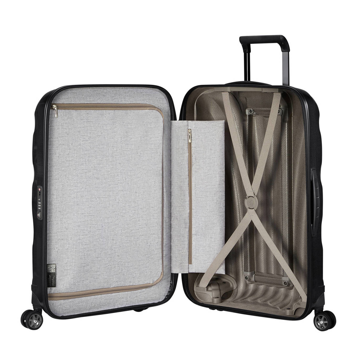 Samsonite trolley C-Lite 81 cm. zwart