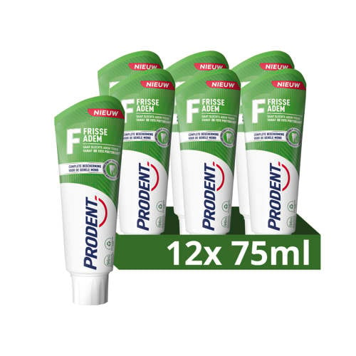 Wehkamp Prodent Frisse Adem tandpasta - 12 x 75 ml aanbieding