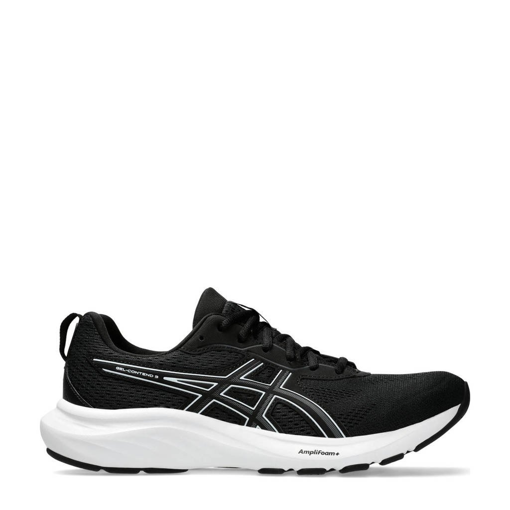 ASICS Gel-Contend hardloopschoenen zwart/wit wehkamp