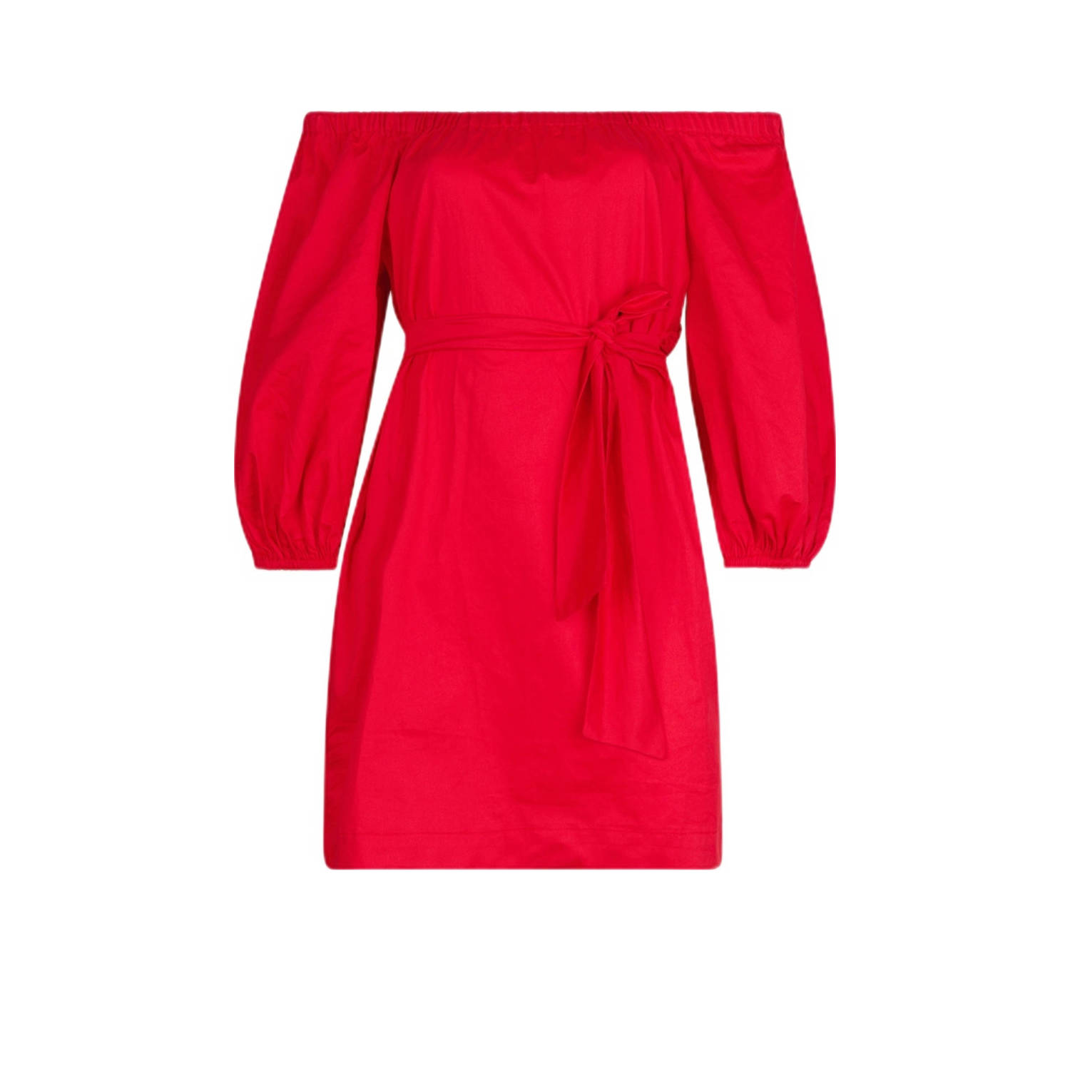 Shoeby off shoulder jurk rood