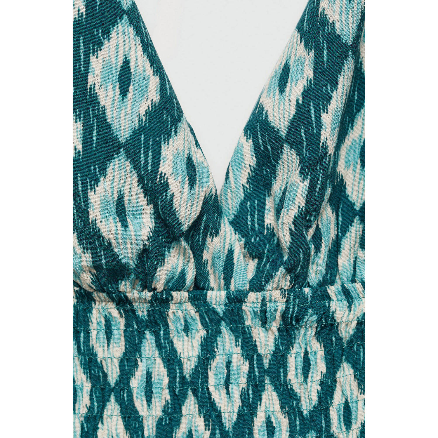 MANGO TEEN jurk met grafische print blauw