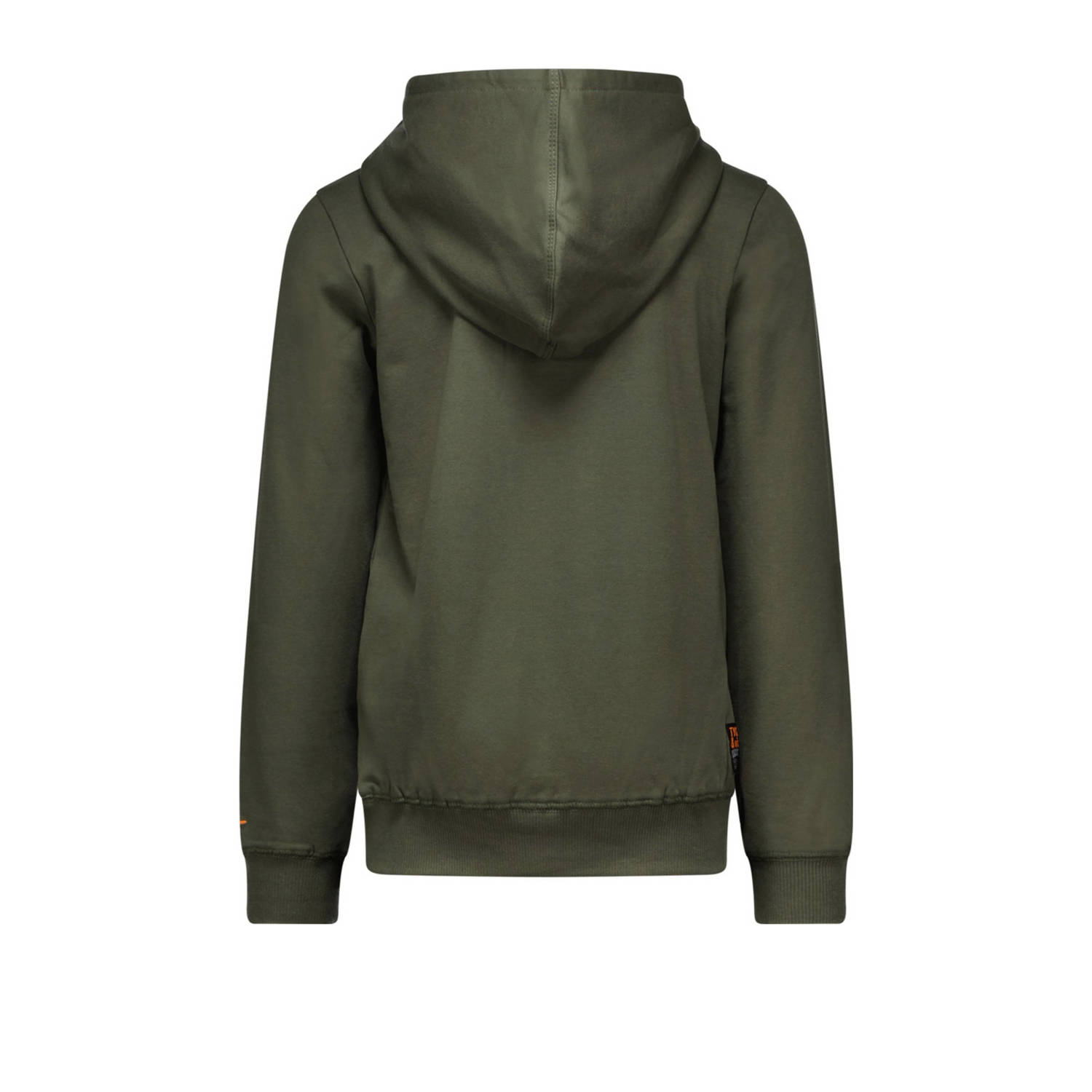 TYGO & vito hoodie Hugo met tekst tijmgroen