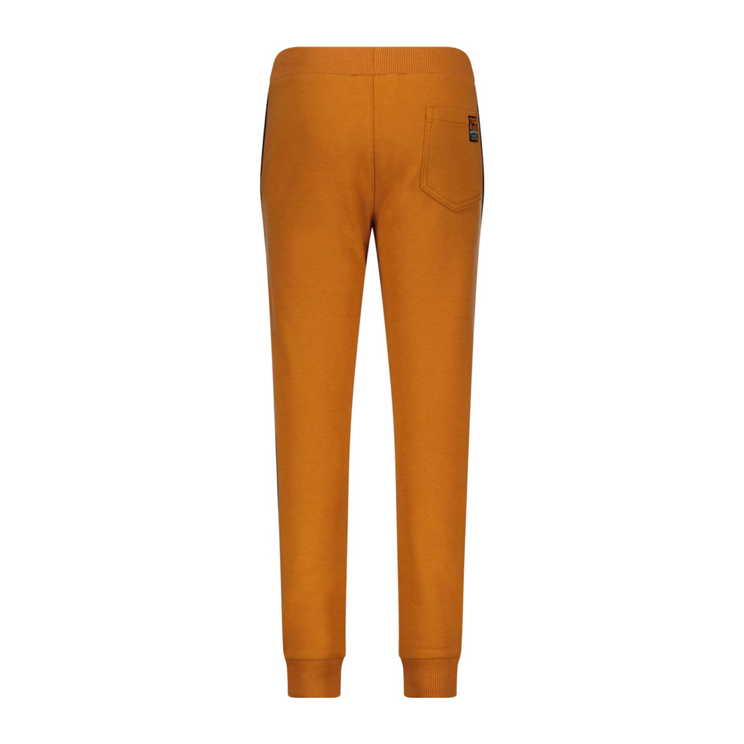 TYGO & vito slim fit joggingbroek Bas met zijstreep kleibruin