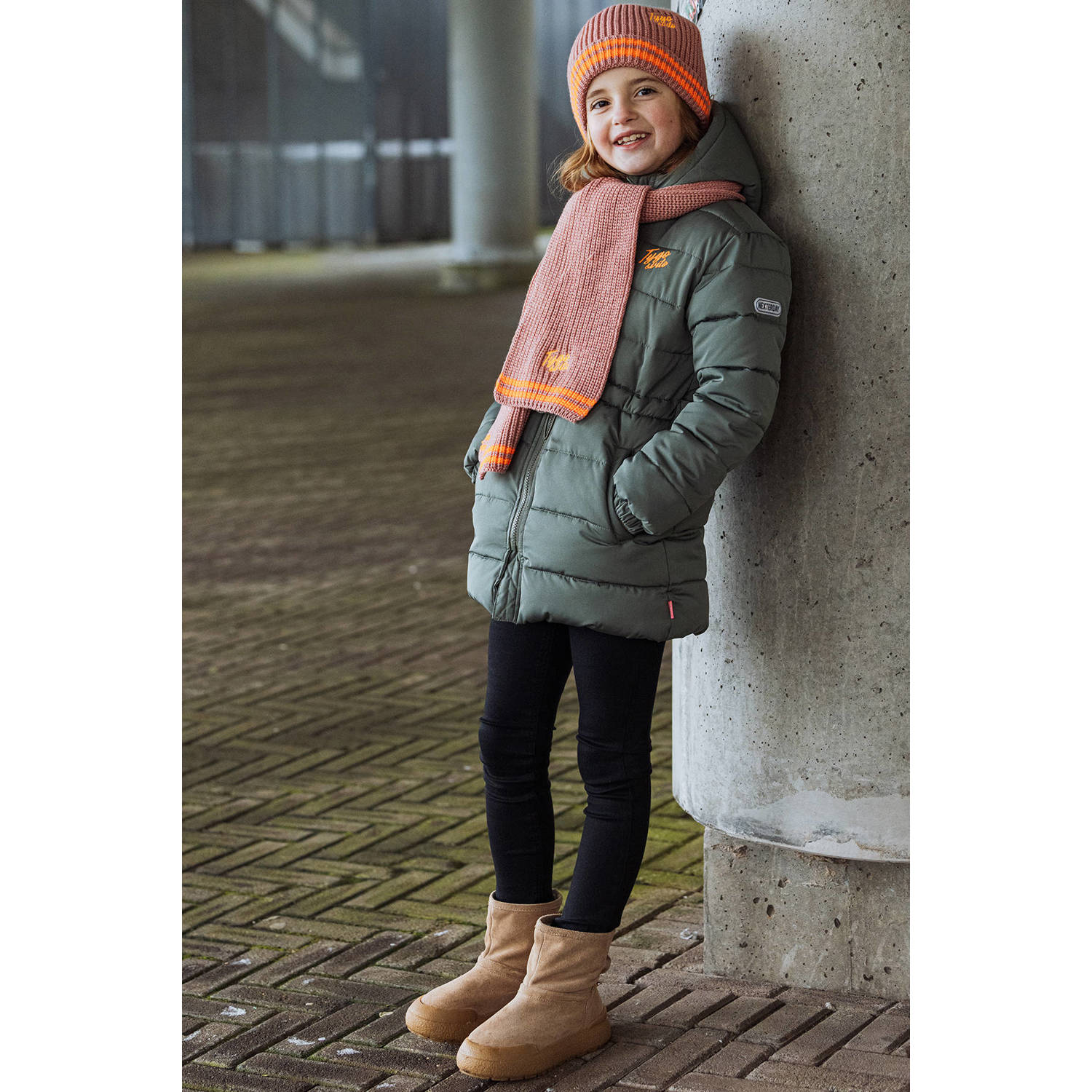 TYGO & vito NextGen muts + sjaal Wen roest oranje