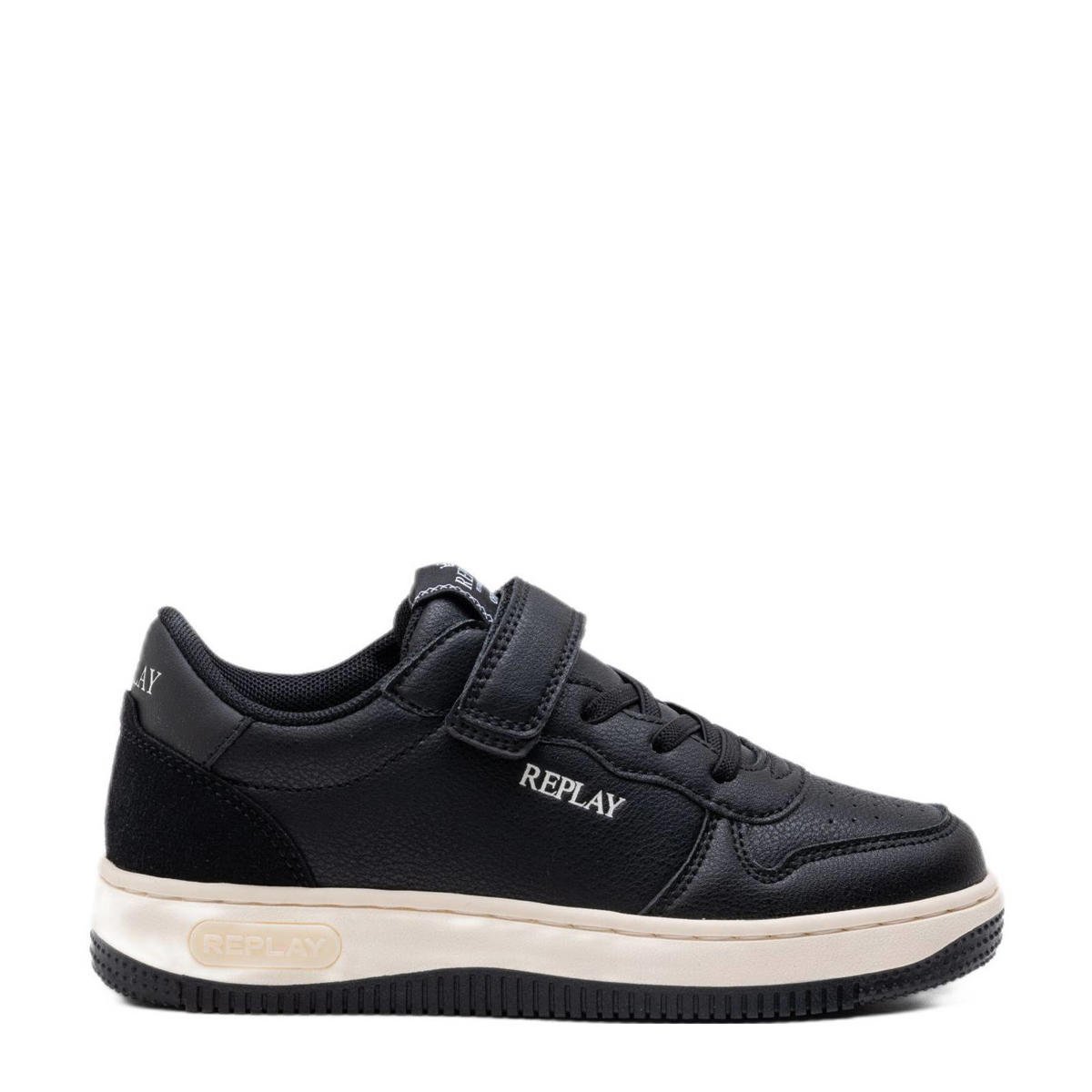 REPLAY Epic JR 10B sneakers zwart wehkamp