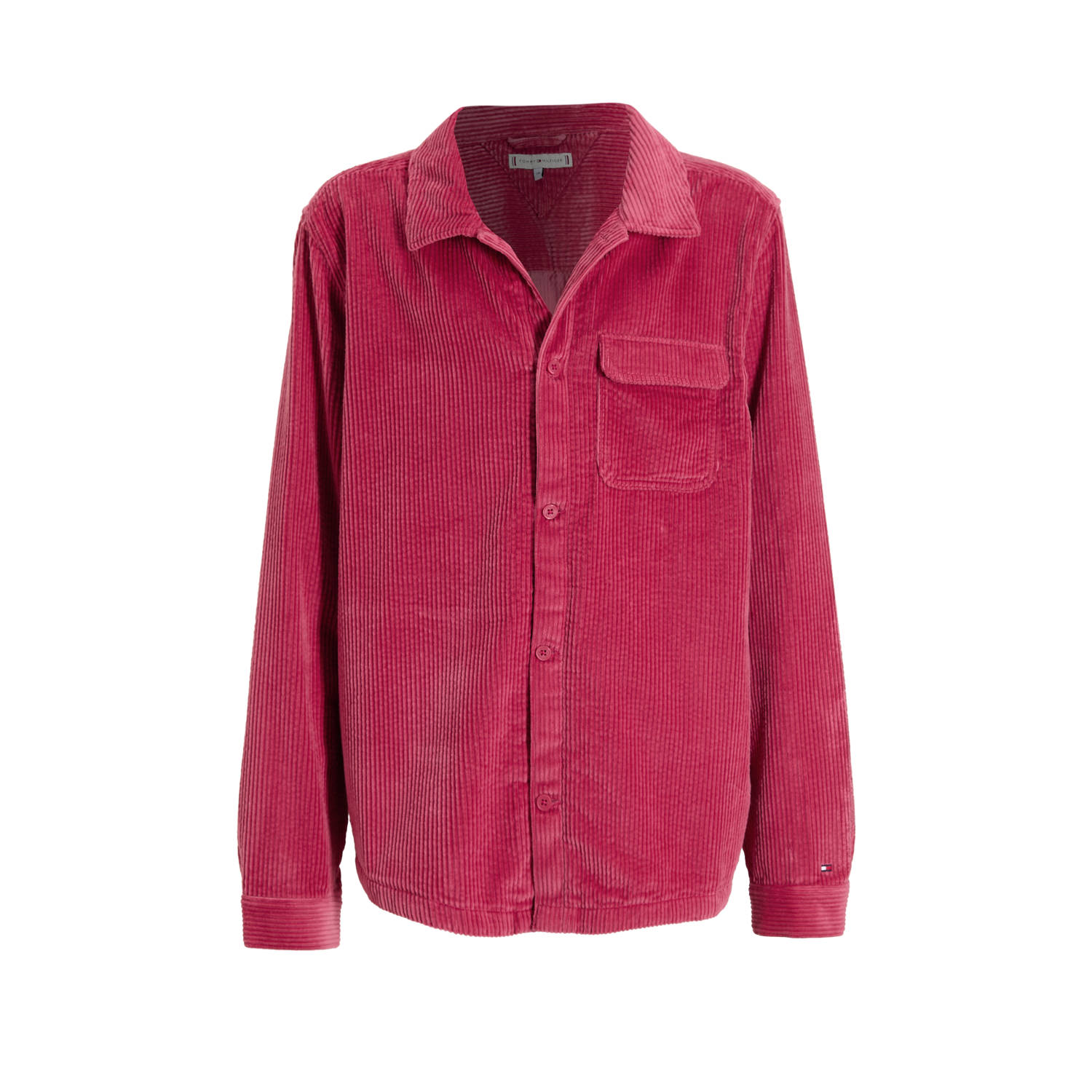 Tommy Hilfiger corduroy blouse roze