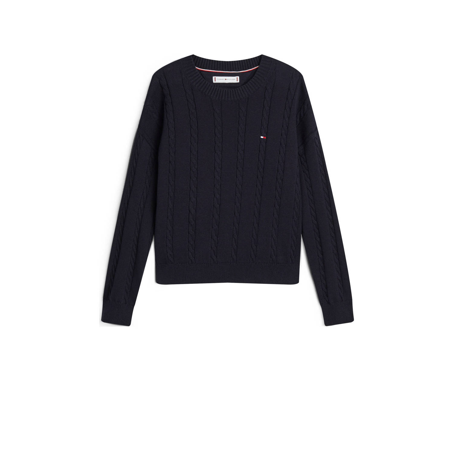 Tommy Hilfiger Teens Gebreide pullover met logostitching