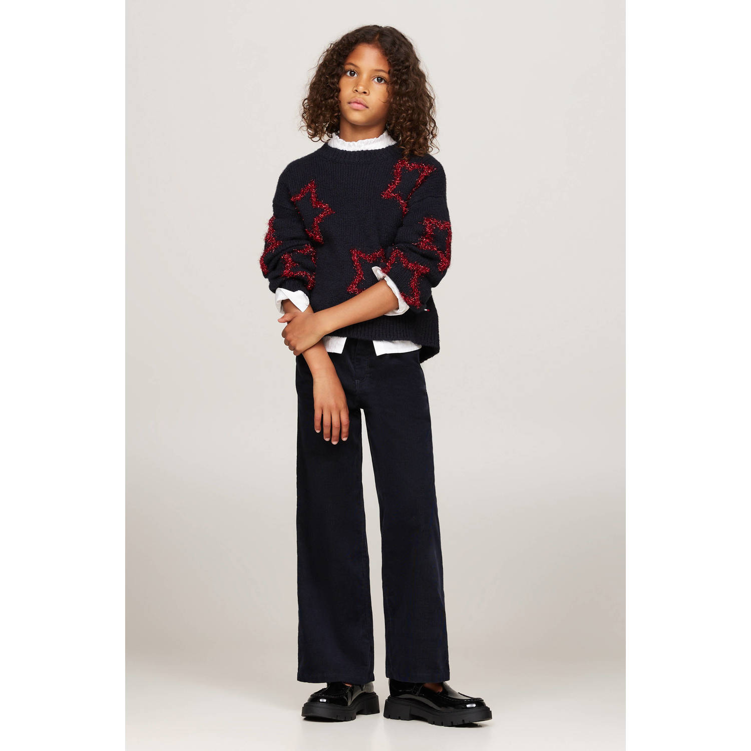Tommy Hilfiger gebreide trui blauw