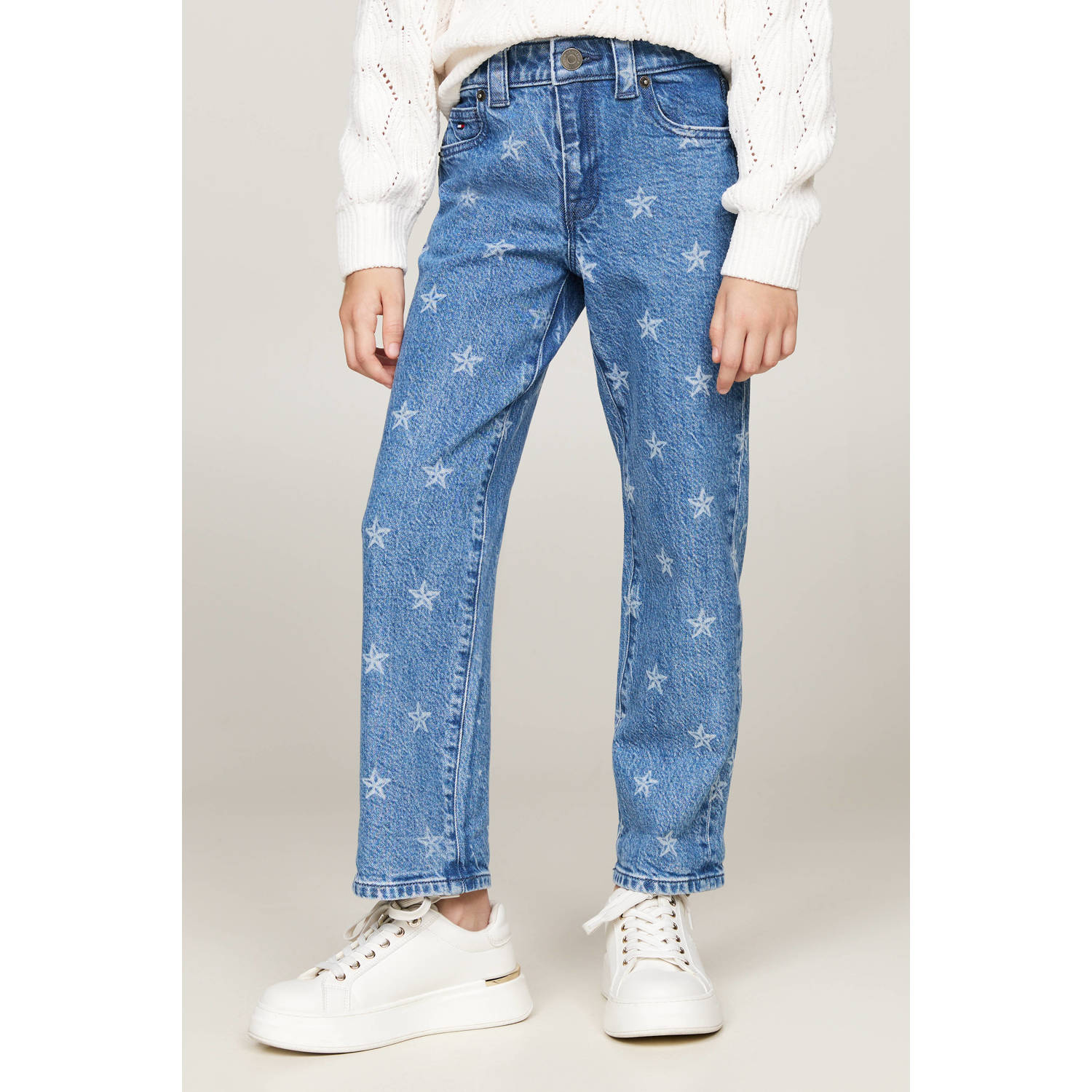 Tommy Hilfiger regular fit jeans met sterren aopstars