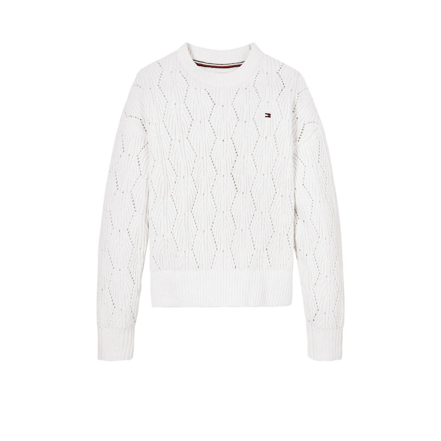 Tommy Hilfiger gebreide trui ivoor