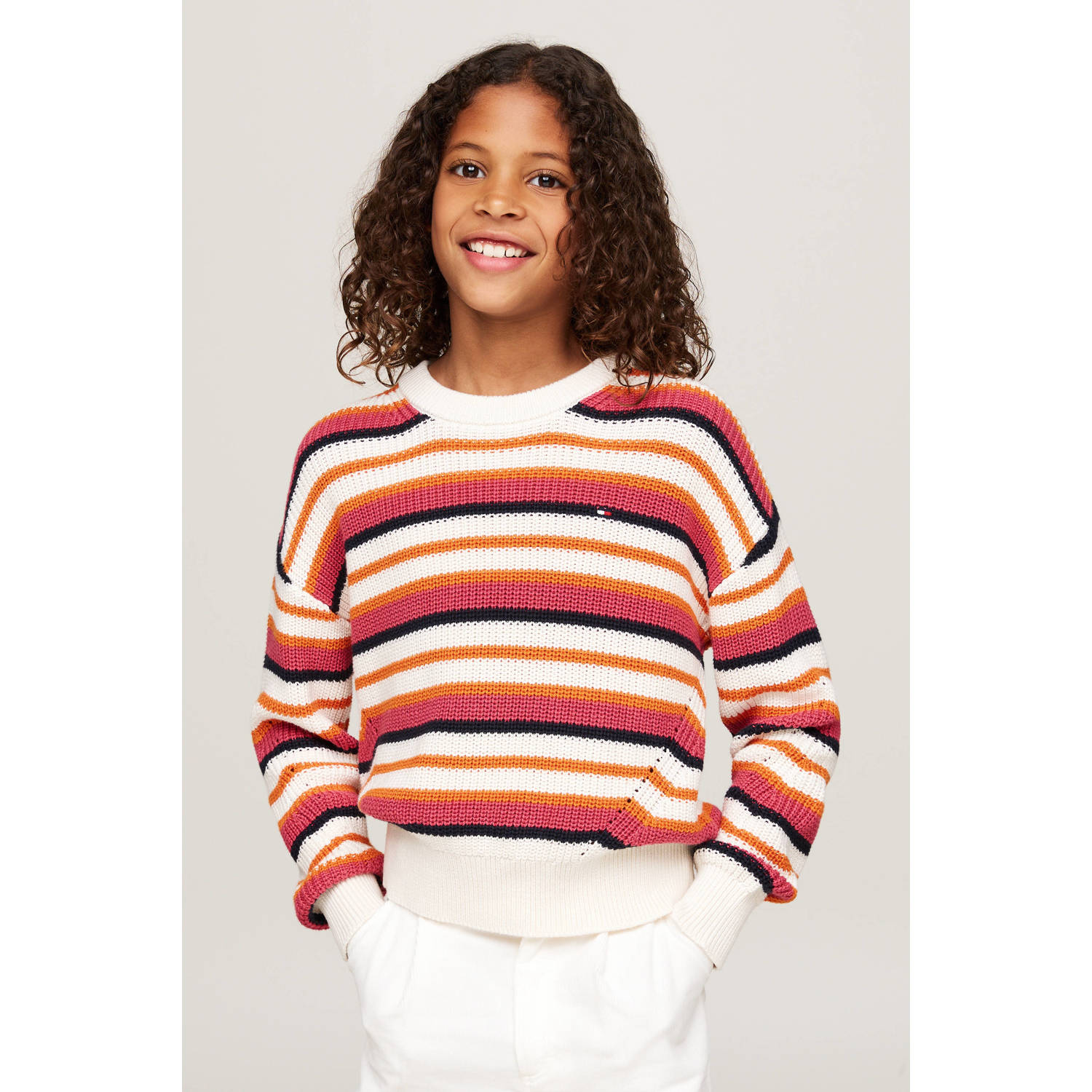 Tommy Hilfiger gebreide trui multi