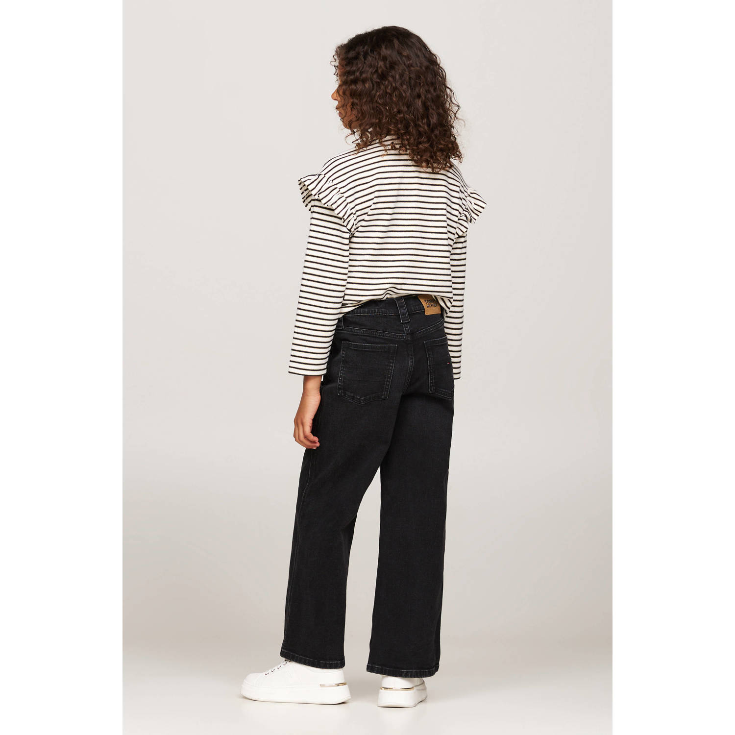 Tommy Hilfiger high waist flared jeans black denim