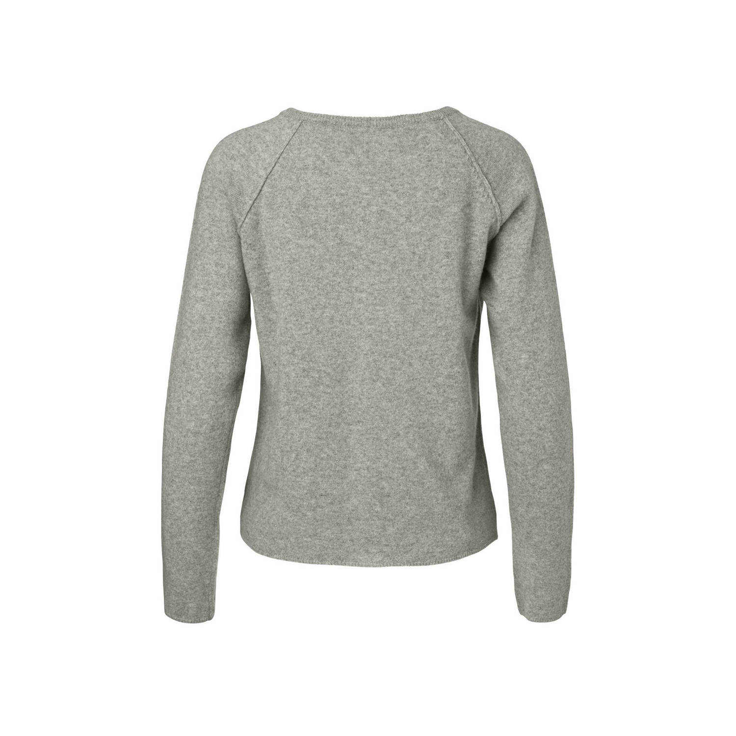 Rosemunde vest met wol grijs