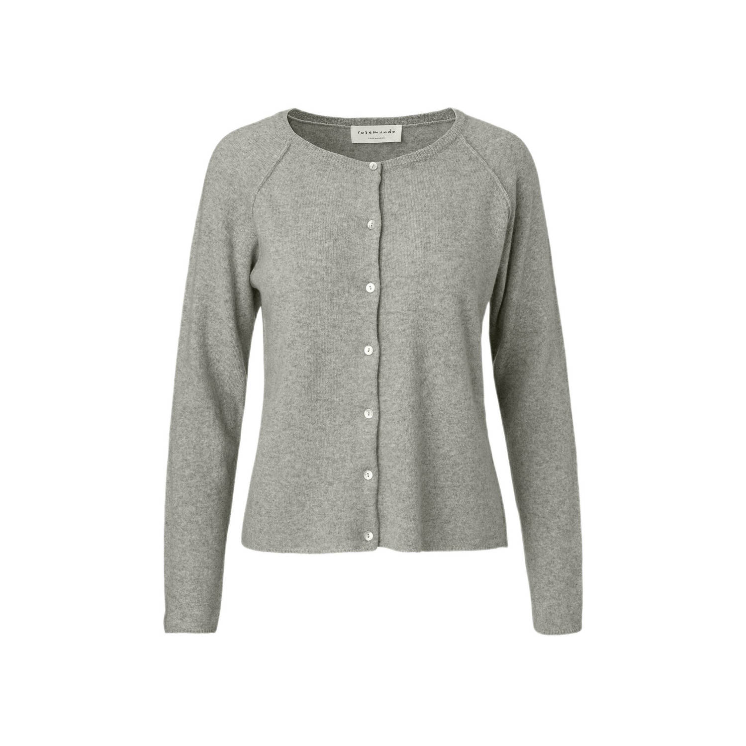 Rosemunde vest met wol grijs