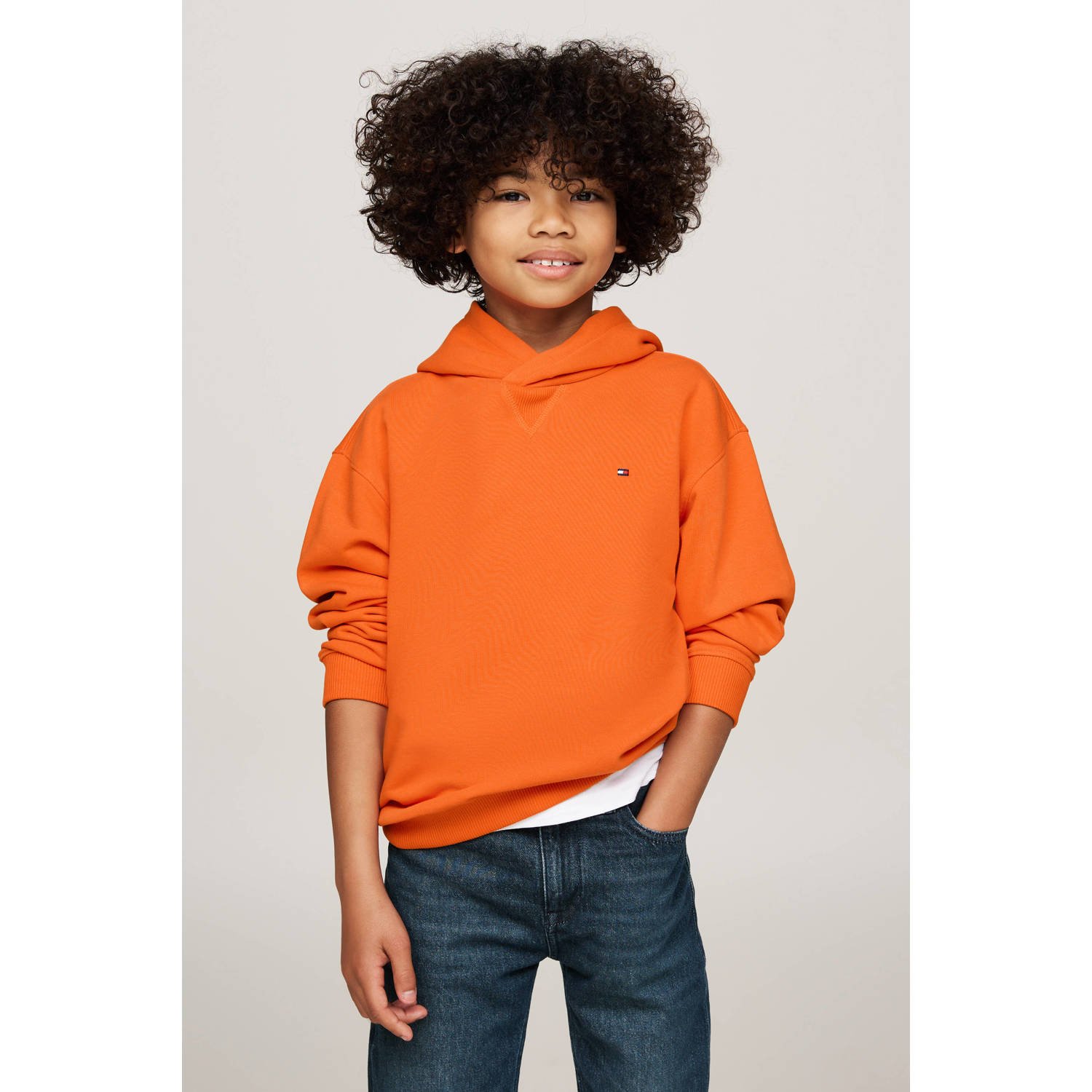 Tommy Hilfiger hoodie oranje