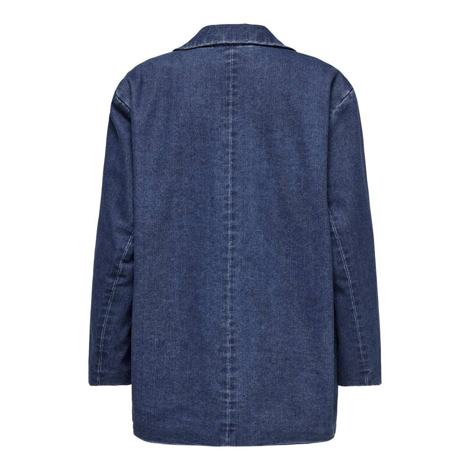 ONLY rechtvallende blazer ONLCORY medium blue denim