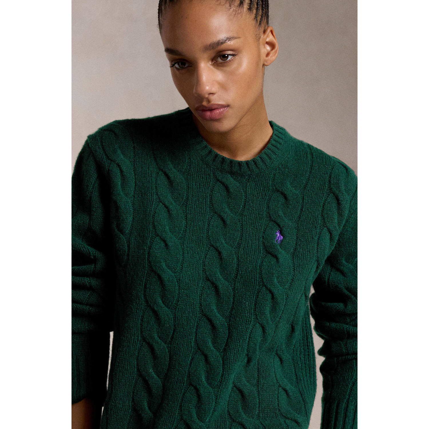 POLO Ralph Lauren wol gebreide trui groen