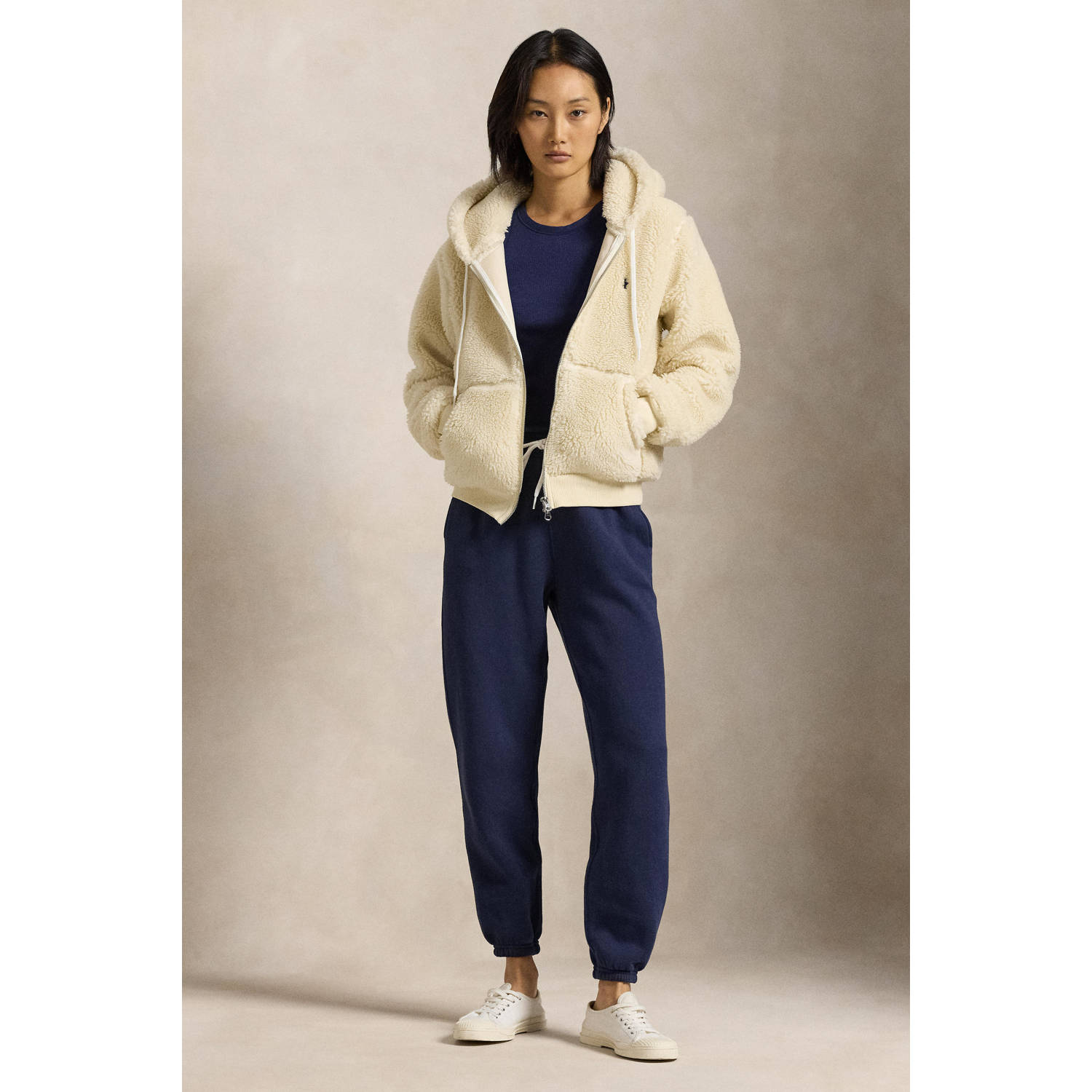 POLO Ralph Lauren gevoerd vest ecru