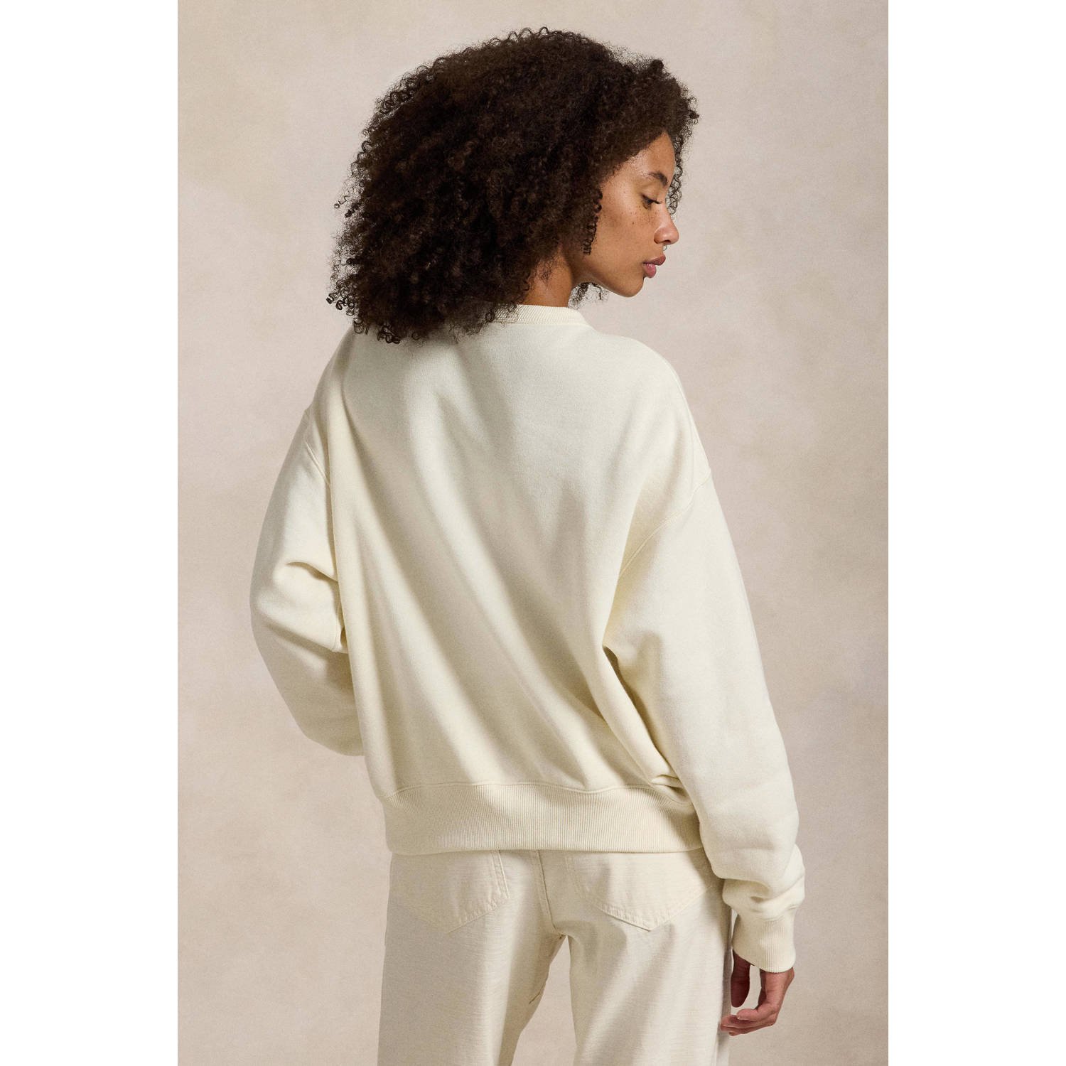 Polo Ralph Lauren Oversized sweatshirt met labelstitching