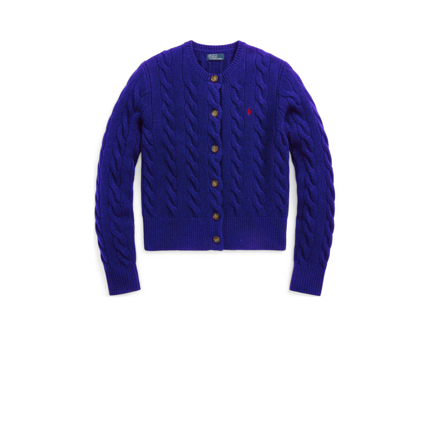 Polo Ralph Lauren Wollen cardigan met kabelpatroon