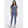 ONLY PLAY sportshirt ONPCORE grijsblauw melange