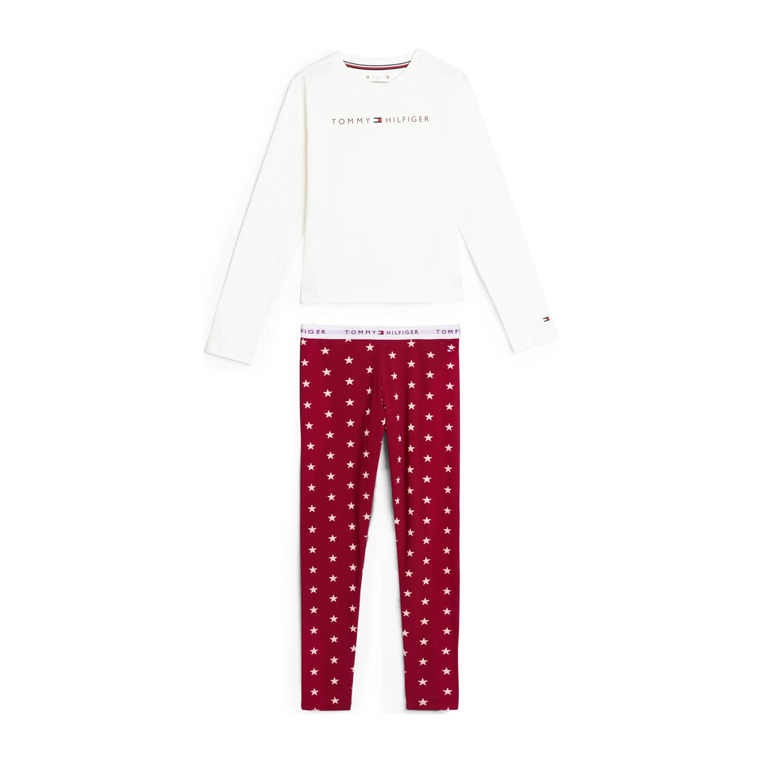 Tommy Hilfiger Underwear Pyjama LS PJ LEGGING PRINT SET voor kinderen tot 16 jaar