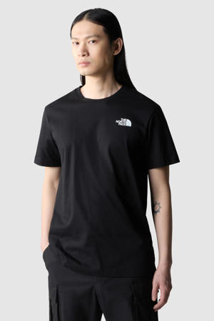 T-shirt Redbox met backprint zwart