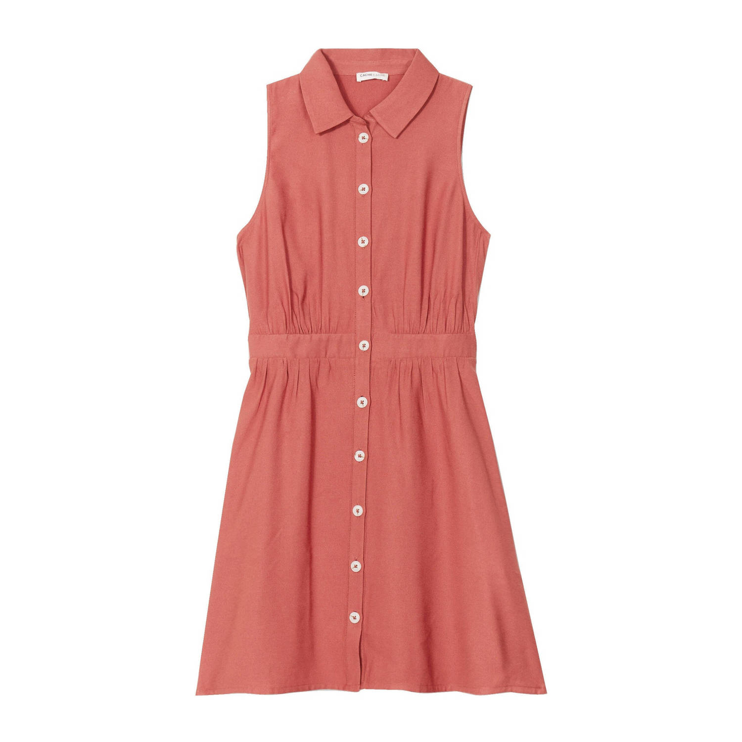 Cache blousejurk brique