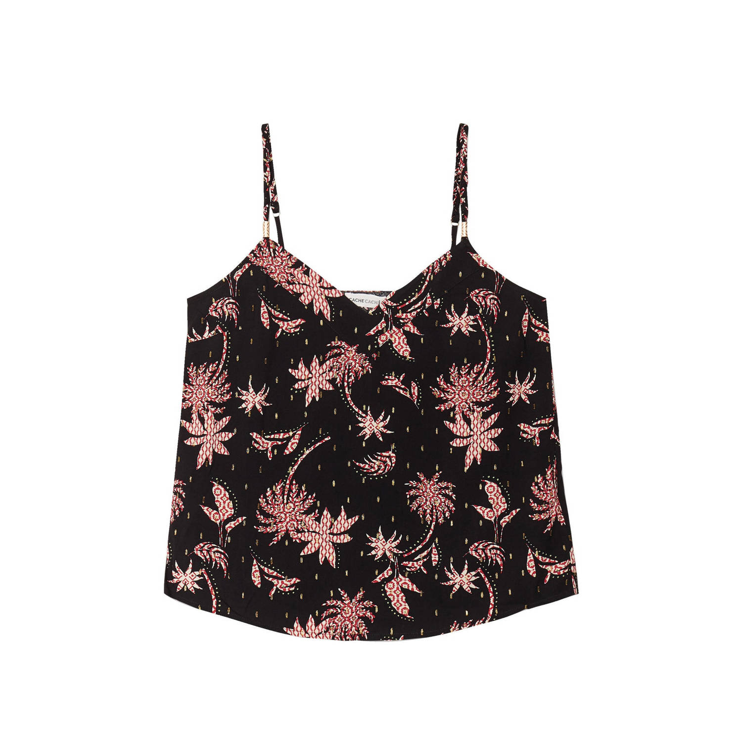 Cache top zwart