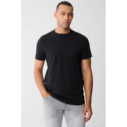Shoeby regular fit T-shirt zwart afbeelding