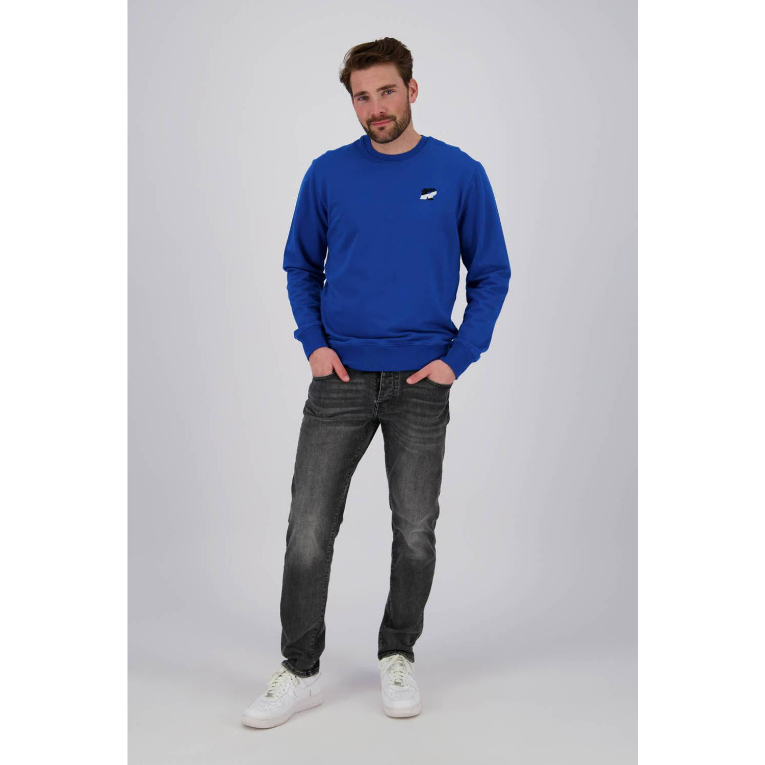 Raizzed sweater blauw