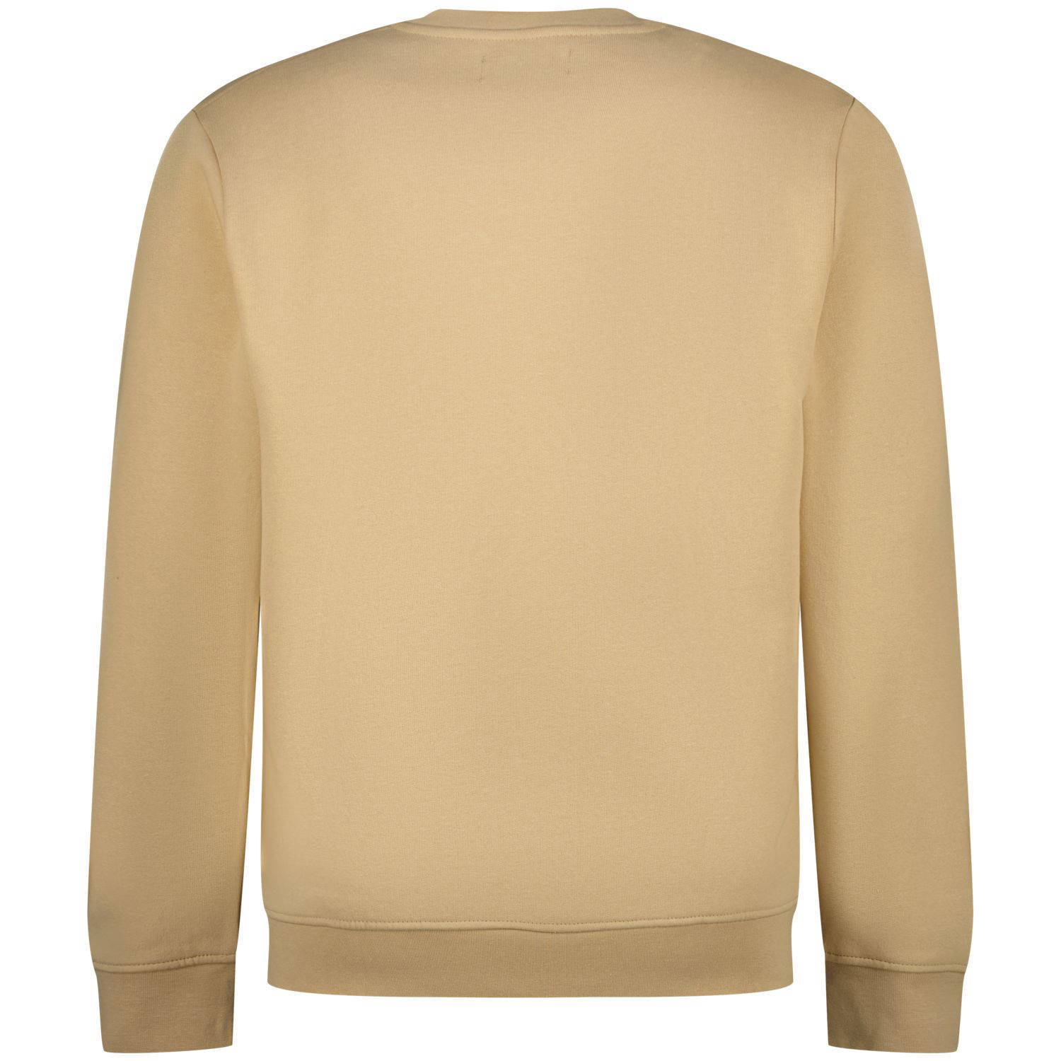 Raizzed sweater Napels met logo beige