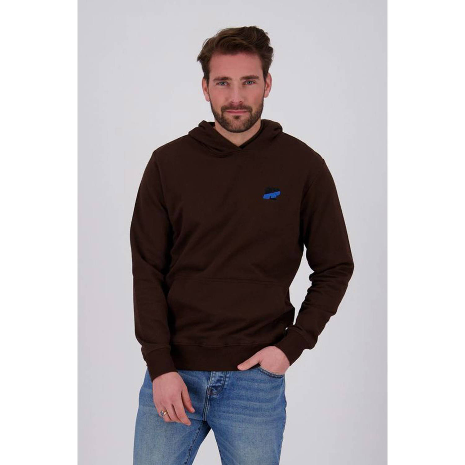 Raizzed hoodie newton donkerbruin