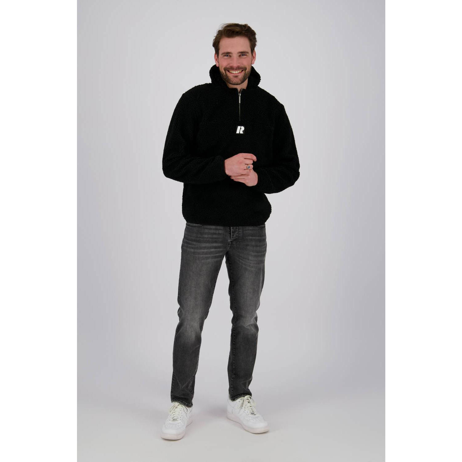 Raizzed teddy trui zwart