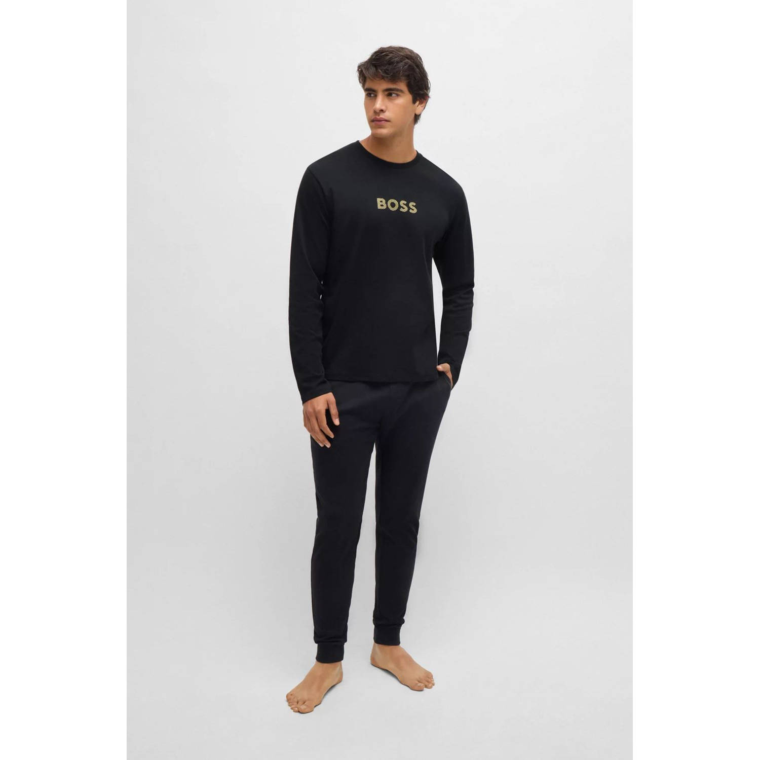 BOSS giftbox pyjama zwart