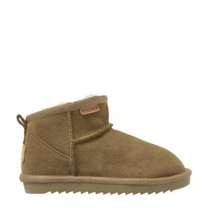 Ashley Low  suède enkelboots olijfgroen