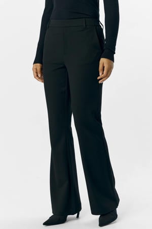 flared broek OBJLISA zwart
