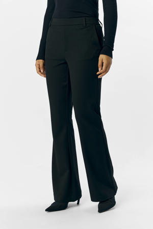 flared broek OBJLISA zwart
