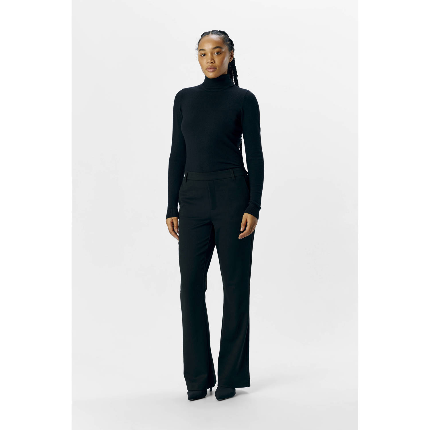OBJECT flared broek OBJLISA zwart