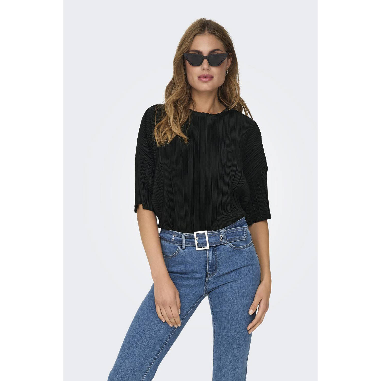ONLY top ONLRAVENNA zwart