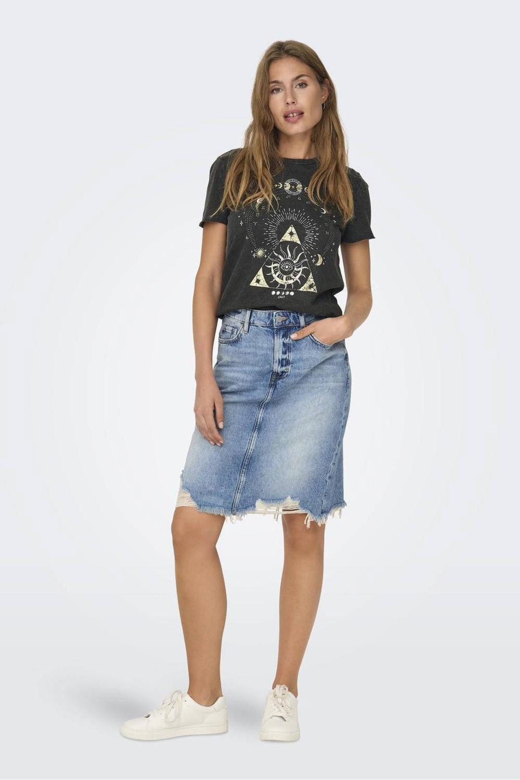 ONLY T-shirt ONLLUCY met printopdruk