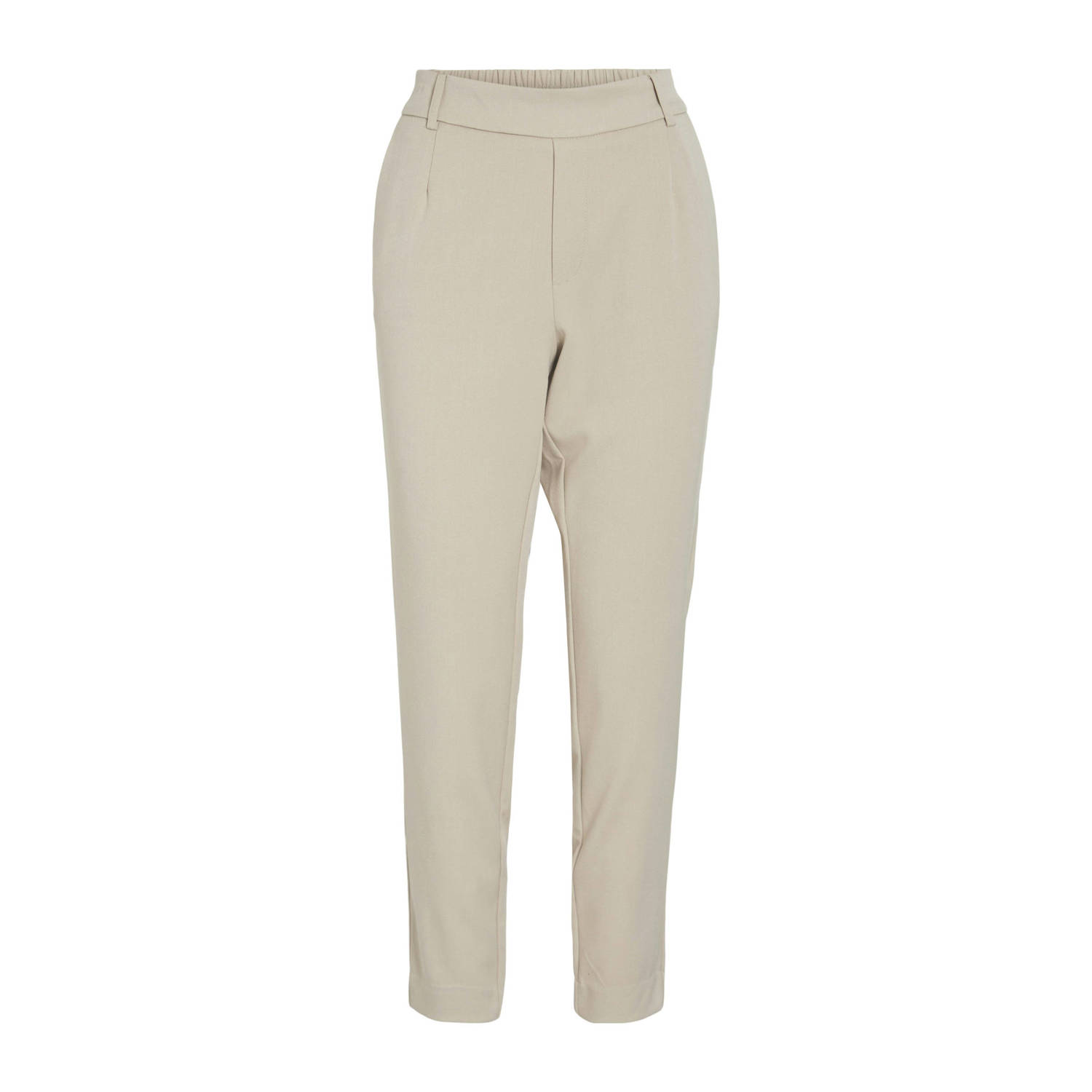 Vila Slim fit broek met elastische band model 'VARONE'