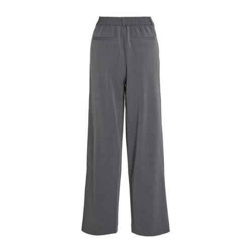 VILA high waist wide leg broek VIVARONE grijs afbeelding