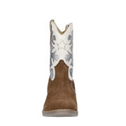 thumbnail: Hip   cowboylaarzen cognac/wit/zilver