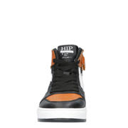 thumbnail: Hip   leren sneakers oranje/zwart/wit