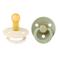 BIBS Colour fopspeen - maat 2 - Ivory / Sage (2 stuks)