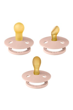 Try-it Kit fopspeen (anatomisch , symmetrisch en rond) - maat 1 - Blush (3 stuks)