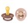 BIBS Colour fopspeen - maat 2 - Woodchuck / Blush (2 stuks)