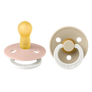 Fopspeen - maat 3 - Glow in the dark Blush  / Vanilla ( 2 stuks)