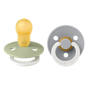 Fopspeen - maat 3 -  Glow in the dark Sage / Cloud ( 2 stuks)